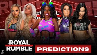 2024 Womens Royal Rumble Predictions  WWE [upl. by Soirtimid954]