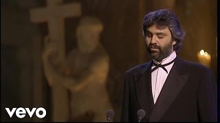 Andrea Bocelli  Ave Maria Live From Basilica Di Santa Maria Sopra Minerva Italy  1999 [upl. by Murry240]