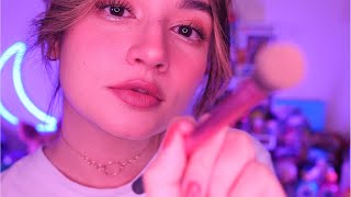 ASMR This WILL Give You TINGLES Doing Your Makeup LayeredMouth Sounds [upl. by Quillan]