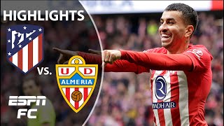 Atletico Madrid vs Almeria  LALIGA Highlights  ESPN FC [upl. by Asia17]