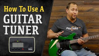 How To Use An Electronic Guitar Tuner Beginners [upl. by Yakcm683]