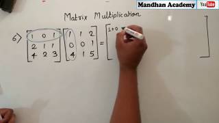 Quick Matrix Multiplication ALL Types Class 12  CBSE [upl. by Ferneau]