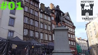 Rennes Historic city centre  France 1 [upl. by Salaidh]