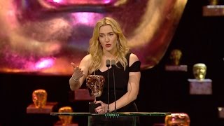 Kate Winslet wins Best Supporting Actress award  The British Academy Film Awards 2016  BBC [upl. by Andersen776]