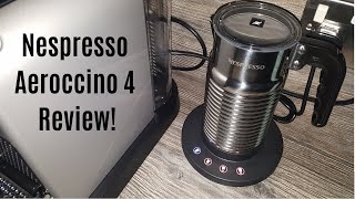 Nespresso Aeroccino 4 Milk Frother Review  Worth upgrading from the Aeroccino 3 [upl. by Adolphus809]