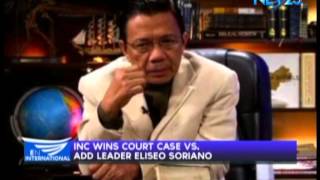 INC wins court case vs ADD leader Eliseo Soriano [upl. by Newfeld]