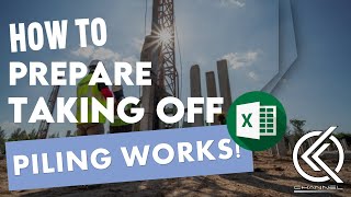 🔴 How To Prepare  Taking Off Quantities  Piling Works [upl. by Sonitnatsok]