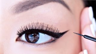 HOW TO Apply Liquid Eyeliner For Beginners  chiutips [upl. by Mihsah]