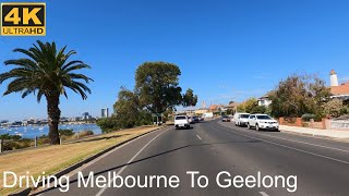 Driving Melbourne To Geelong  Victoria Australia [upl. by Kcerred]