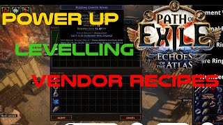 PoE Vendor Recipes to power up levelling League Start [upl. by Ramonda]