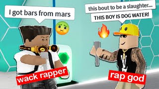 ROBLOX RAP BATTLES but im a RAP GOD [upl. by Crellen]