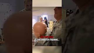 Military base active shooter scenario training‼️🤯 military army combat war [upl. by Nolrah]