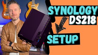 How To Setup a SYNOLOGY DS218 NAS  Unboxing and Config [upl. by Norval670]