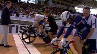 Mens Sprint Final  2014 UCI Track Worlds [upl. by Aneertak]