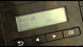 How to Fix Canon Printer Error Message Check Ink U163 [upl. by Saitam]