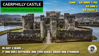 Caerphilly Castle  The Largest in Wales 2nd in Britain [upl. by Irrab]