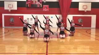 Brookpark Middle School Cheerleaders 2019 Basketball Halftime Routine [upl. by Barbaresi]