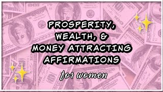 ✨Prosperity Wealth amp Money Attracting Affirmations  Positive Guided Meditation  432Hz [upl. by Yeldarb213]