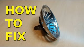 HOW TO FIX kitchen sink stopper plug  odd way [upl. by Haek165]