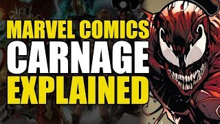 Marvel Comics Carnage Explained  Comics Explained [upl. by Hoang]