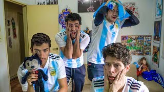 Argentina 3 Francia 4  2018 Mundial Octavos  Reacciones de Amigos [upl. by Niraa182]