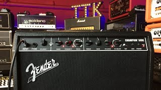 FENDER Champion 50XL Guitar Amplifier  DEMO amp REVIEW [upl. by Iborian833]