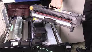 Xerox® Color 550 560 570® Replacing the Fuser [upl. by Merras]