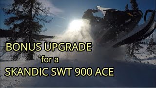 BONUS UPGRADE for a SKANDIC SWT 900 ACE oversized battery [upl. by Ravaj]