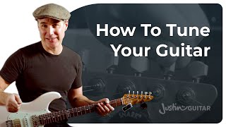 How to Tune Your Guitar For Beginners [upl. by Allets]