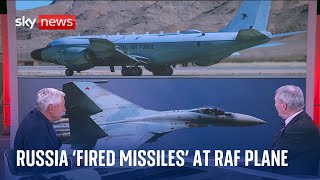 Ukraine War Did Russia fire missiles at RAF spy plane [upl. by Ecila]