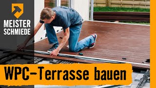 WPCTerrasse bauen  HORNBACH Meisterschmiede [upl. by Geiss]