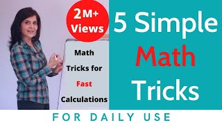 5 Simple Math Tricks For Fast Calculations  Mathematics Tricks for Daily Use  ChetChat Math Tips [upl. by Nolak]