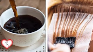 Cómo Teñir el Cabello Naturalmente con Café [upl. by Ardnuhs]