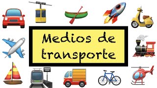 Medios de transporte Terrestres aéreos y acuáticos [upl. by Merth]