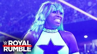 Naomi makes emotional return to WWE Royal Rumble 2024 highlights [upl. by Latsyrd]