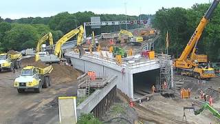 2052016 Timelapse A12 70 meter tunnel in one weekend under highway [upl. by Caressa190]