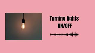 Lights ONOFF soundeffect [upl. by Eynaffit]