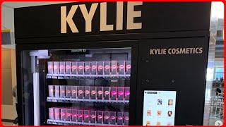 Lipstick and MakeUp From A Vending Machine Kylie Cosmetics by Kylie Jenner [upl. by Ogden]