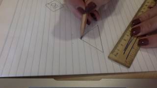 How to Draw an Isosceles Triangle [upl. by Ricard]