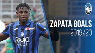 Duván Zapata  All goals 20192020 [upl. by Neelya596]