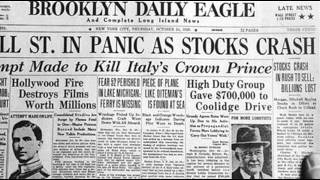 24th October 1929 Wall Street Crash begins on Black Thursday [upl. by Sarine]