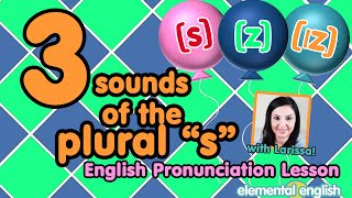 3 Sounds of the Plural quotsquot in English s z or ɪz [upl. by Lahsram]