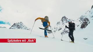 Skitourentipps  Teil 3 Geh und Abfahrtstechnik  Mein Montafon Expertentipp [upl. by Goodkin]