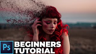 Disintegration Effect Under 5 Minutes Photoshop Beginners Tutorial [upl. by Janene]