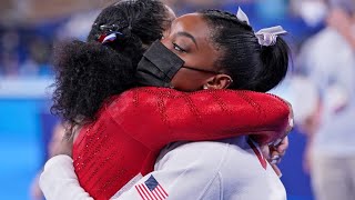 Simone Biles vault during Tokyo Olympics 2021  Heres what happened [upl. by Aihsena]