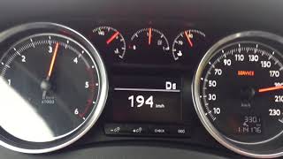 Peugeot 508 20HDI 163km 2015 0200kmh VMax Top Speed [upl. by Ashlan]