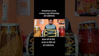 Sheesham wood perfect carving dholak [upl. by Camfort339]