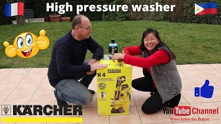 Karcher K4 Power Control High Pressure Washer Unboxing and test [upl. by Jurdi]