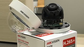 How to setup a network IP camera HIKVISION Exir fixed dome camera 4MP Network settings IT show [upl. by Thun234]