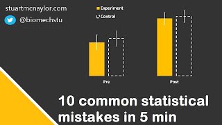 Ten Statistical Mistakes in 5 Min [upl. by Everara]